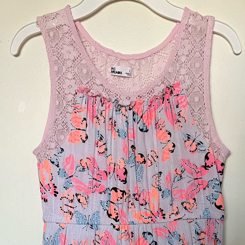 Epic Threads pink butterfly dress